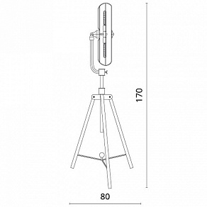 Торшер Divinare Cottero 5002/05 PN-5