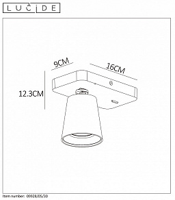 Бра Lucide Turnon 09928/05/30