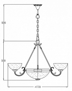 Потолочная люстра Freya Herbert FR2012-PL-06-BZ
