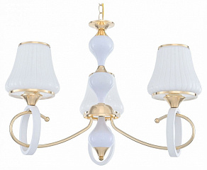 Подвесная люстра Arte Milano Florentia-2387 302387/3 Wh/Gd