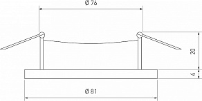 Встраиваемый светильник Elektrostandard 104A 104A MR16 GU/GD