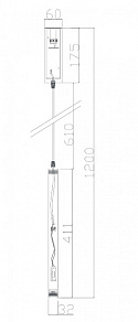 Подвесной светильник Freya Telescope FR5168PL-L3W