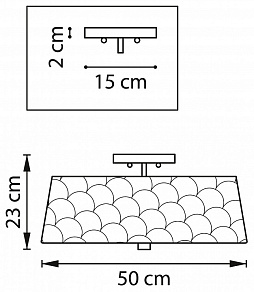 Накладной светильник Lightstar Perla 707261
