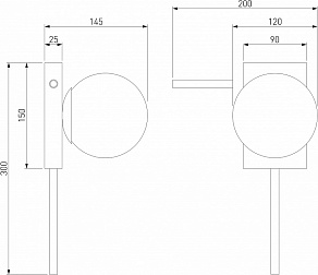 Бра Eurosvet Fredo 40036/1 золото