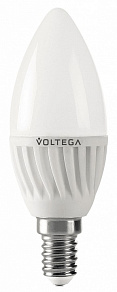 Лампа светодиодная Voltega Ceramics E14 7Вт 4000K 5716