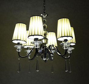 Подвесная люстра LUMINA DECO Federrica LDP 1158-6 KR