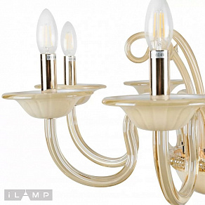 Подвесная люстра iLamp Classic P2318-8GD