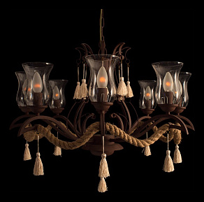 Подвесная люстра Arte Lamp Galeone A8989LM-8BR
