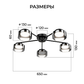 Потолочная люстра Apeyron Electrics  16-226