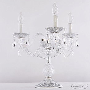 Настольная лампа декоративная Bohemia Ivele Crystal AL1602 AL16302L8/3/141-37 WMN