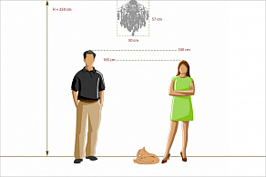 Люстра на штанге De City Бриз 24 464017206