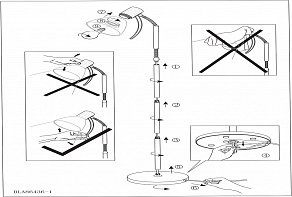 Торшер Eglo ПРОМО Prince 1 86431