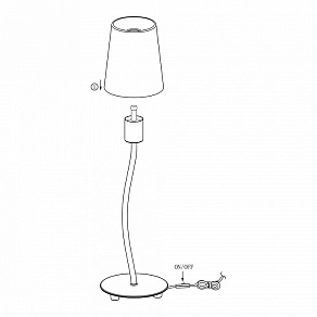 Настольная лампа декоративная Eglo Noventa 94753