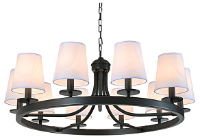 Подвесная люстра Newport 4400 4412+6+3/C black+gold