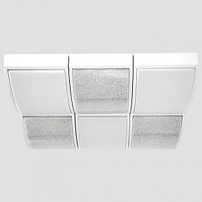 Накладной светильник Ambrella Orbital Crystal Sand FS1510 WH/SD 144W D540*540