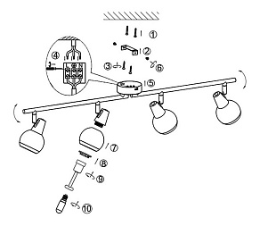 Спот Globo Jarne 56040-4
