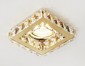 Встраиваемый светильник Ambrella Crystal K110 K110 CL/G
