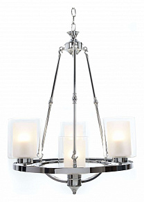 Подвесная люстра LUMINA DECO Santini LDP 1220-4 CHR+WT