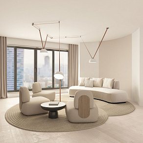 Накладной светильник Denkirs Belty Flow DK5563-WH+BK