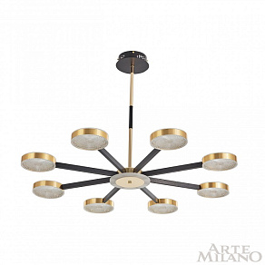 Люстра на штанге Arte Milano Ferrara-72079 272079/8 BK/GD