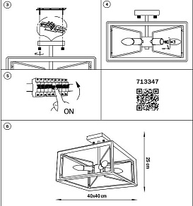 Люстра на штанге Lightstar Regolo 713347