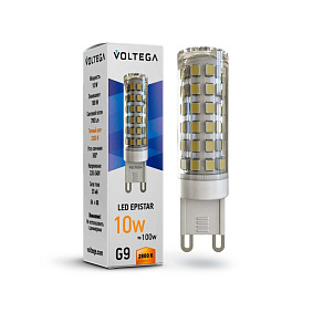 Лампа светодиодная Voltega Capsule G9 G9 10Вт 2800K 7038