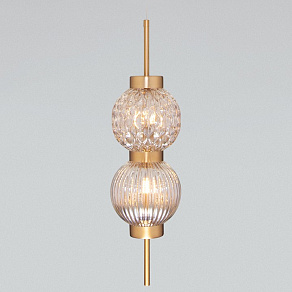 Подвесной светильник Eurosvet Plaza 50186/2 латунь