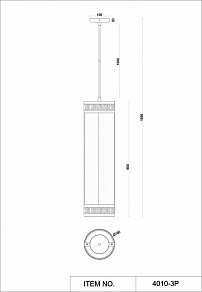 Подвесной светильник Favourite Exortivus 4010-3P