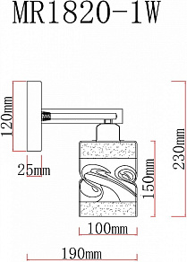 Бра MyFar Olivia MR1820-1W