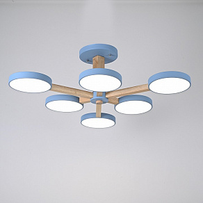 Люстра на штанге Imperiumloft TURNA Blue TURNA-B01