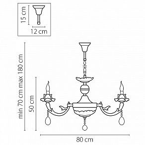 Подвесная люстра Osgona Anemone 714084