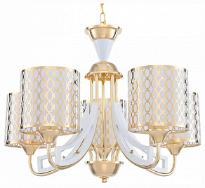 Подвесная люстра Arte Milano Florentia-3387 303387/5 Wh/Gd