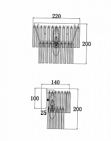 Накладной светильник Maytoni Colonne MOD093WL-01CH