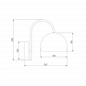 Бра Eurosvet Solario 70067/1 хром