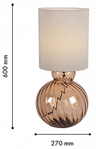 Настольная лампа декоративная Favourite Ortus 4268-1T