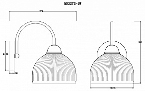 Бра MyFar Flora MR2272-1W