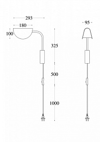 Бра Maytoni Mollis MOD126WL-01B
