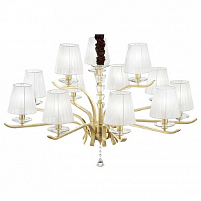 Подвесная люстра Ideal Lux Pegaso PEGASO SP12 OTTONE SATINATO