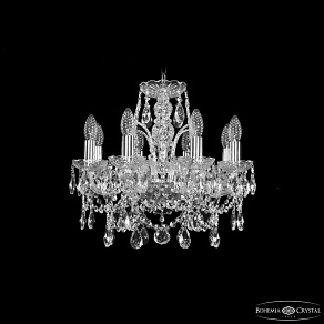 Подвесная люстра Bohemia Ivele Crystal 1411 1411/8/141 Ni