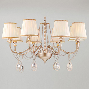 Подвесная люстра Eurosvet Enzo 60068/8 перламутровое золото