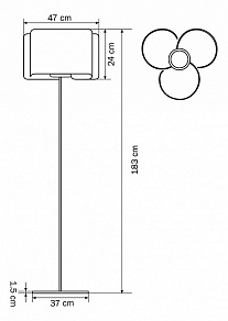 Торшер Lightstar Pittore 811737