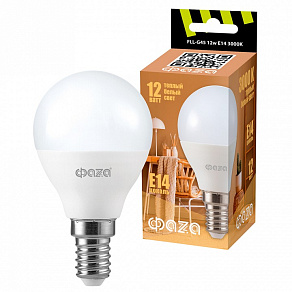 Лампа светодиодная Jazzway  E14 12Вт 3000K FLL- G45 12w E14 3000K