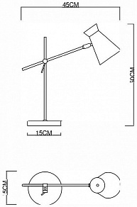 Настольная лампа декоративная EVOLUCE Alfeo SLE1252-504-01