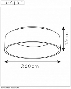 Накладной светильник Lucide Talowe Led 46100/42/31