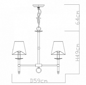 Подвесной светильник Divinare Candela 1162/01 SP-5