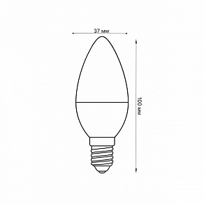 Лампа светодиодная Volpe  E14 6Вт 4000K UL-00008795
