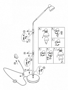 Торшер Globo Pixie 24185