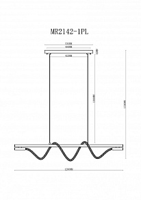 Подвесной светильник MyFar Kenneth MR2142-1PL