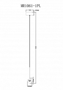 Подвесной светильник MyFar Kollins MR1061-1PL