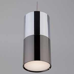 Подвесной светильник Eurosvet Mini Topper 50146/1 хром/черный жемчуг